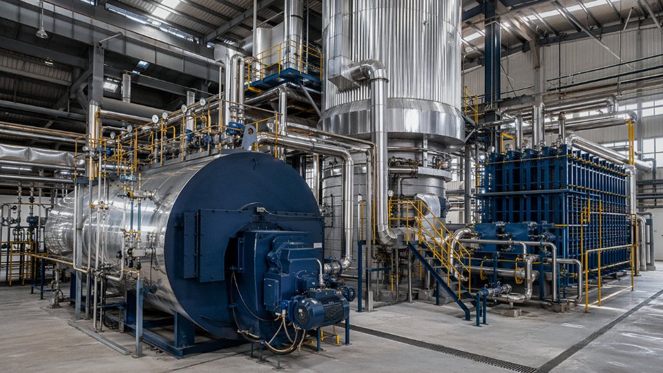 power-plant-boiler-turbine-heat-recovery-integration-05-thermal-oil-heater-flue-gas-economizer-cascade-diagram