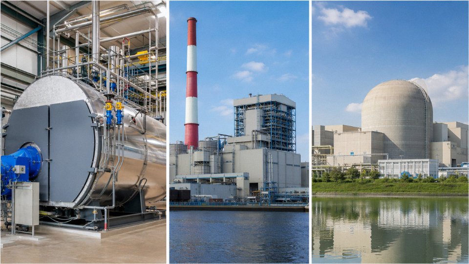 steam-generator-vs-power-plant-boiler-nuclear-01-regulatory-framework-comparison-table